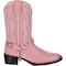 Durango Kids Western Boot, 9 D, Leather, 8 in H, Pink Bling BT568 - alternate 6